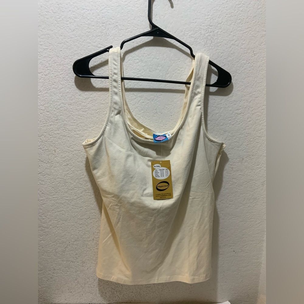 MAJAMAS Maternity Tank Top Cami XL - cream